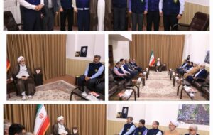 دیدار مدیرعامل و معاونین شرکت توزیع نیروی برق گیلان با نماینده ولی فقیه در استان و امام جمعه رشت