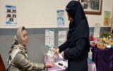 برپایی ایستگاه پایش قند خون و سفره سلامت در مرکز آموزشی و درمانی پورسینا