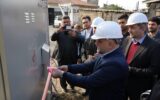 آیین افتتاح تجمیعی پروژه های برق رسانی شهرستان رشت در منطقه سیاه اسطلخ