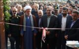 افتتاح طرح توسعه صنعتی ۲۱۰ میلیارد تومانی پالت و جعبه چوبی در رضوانشهر