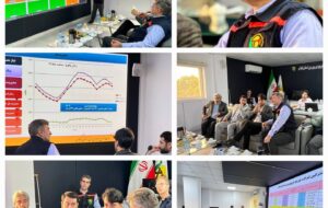 بازدید جمعی از معاونین و مدیران صدا و سیمای مرکز گیلان از مرکز پایش شرکت توزیع نیروی برق استان