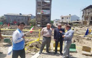 حضور معاون بهداشتی دانشگاه و مدیران گروه‌های تخصصی در محل حملات تروریستی در آستانه‌اشرفیه