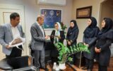 گرامیداشت یاد و خاطره یکی از کارکنان اورژانس و تجلیل از بازماندگان وی توسط تامین اجتماعی گیلان