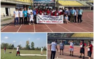 پسران گیلانی قهرمان رقابت های دوومیدانی منطقه دو کشور شدند