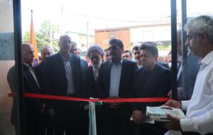 افتتاح ساختمان جدید اداره گاز فومن در هفته دولت