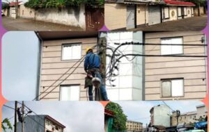 آغاز اجرای طرح جهادی برکناری ۴۰ کیلومتر شبکه‌های فرسوده برق در منطقه حمیدیان رشت