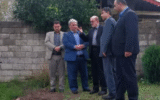 بازدید نماینده مجلس و فرماندار لنگرود از پروژه پل شلمان 