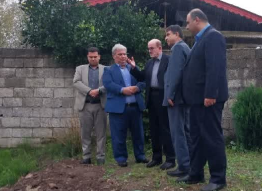 بازدید نماینده مجلس و فرماندار لنگرود از پروژه پل شلمان 