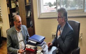 دیدار نماینده آستارا با رییس دانشگاه علوم پزشکی گیلان